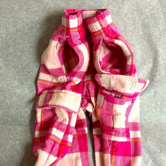 L.L. Bean 3T Pink Plaid Cargo Pants, EUC, 15% off w 2+ bundle, ofrswelcome - Picture 3 of 5